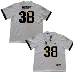 Mens Knights #38 Jonathan Moore White College Jersey 108141-920