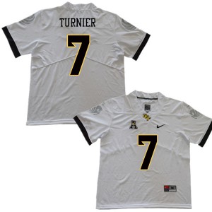 Men University of Central Florida #7 Kenny Turnier White College Jersey 310004-964