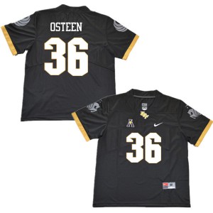 Men UCF Knights #36 Andrew Osteen Black Embroidery Jerseys 254778-362