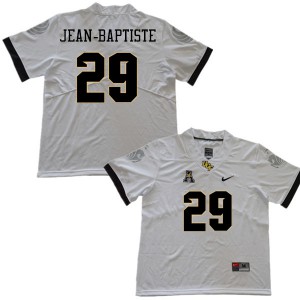 Men's Knights #29 Jeremiah Jean-Baptiste White Football Jerseys 207114-478