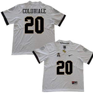Men's UCF Knights #20 Jason Colubiale White Player Jersey 770536-789