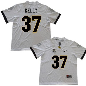 Mens UCF #37 Josh Kelly White Embroidery Jersey 176410-305