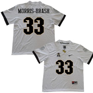 Mens UCF Knights #33 Tre'mon Morris-Brash White Stitched Jerseys 664861-858