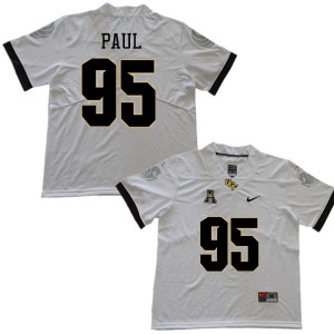 Mens UCF Knights #95 Tyler Paul White Stitched Jerseys 690553-236