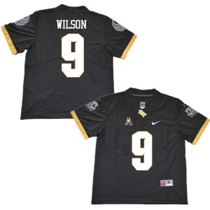 Men's UCF Knights #9 Divaad Wilson Black Embroidery Jersey 562486-931