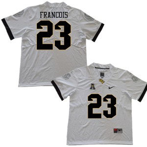 Men UCF Knights #23 Jaiden Francois White Embroidery Jersey 665819-915