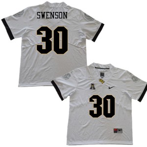 Mens Knights #30 Alex Swenson White Official Jerseys 409933-497