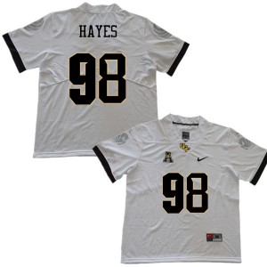 Mens UCF #98 Brendon Hayes White Official Jerseys 351526-969