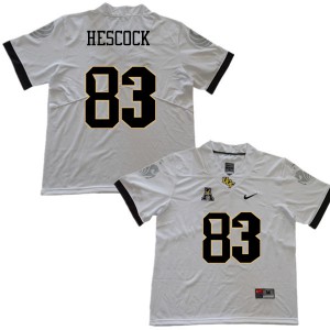 Men's UCF Knights #83 Jake Hescock White Official Jerseys 226699-299