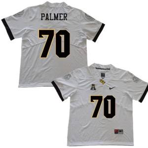 Men's UCF #70 Luke Palmer White Player Jersey 793285-207