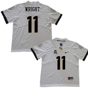 Mens Knights #11 Matthew Wright White University Jersey 738970-514
