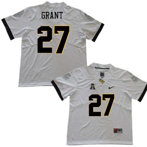 Men's UCF Knights #27 Richie Grant White Stitch Jersey 709298-601