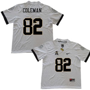 Men UCF Knights #82 Rory Coleman White Official Jersey 343253-746