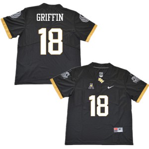 Men's UCF Knights #18 Shaquem Griffin Black Embroidery Jersey 961910-940