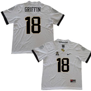 Mens University of Central Florida #18 Shaquem Griffin White Official Jersey 163540-987