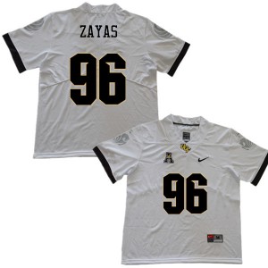 Mens UCF Knights #96 Stephon Zayas White Official Jersey 689706-425