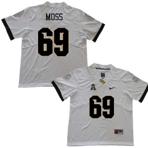 Mens Knights #69 Steven Moss White Stitched Jersey 592867-832