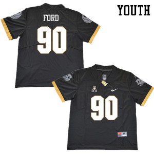 Youth UCF #90 Durand Ford Black College Jerseys 899980-701