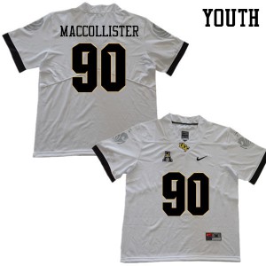 Youth University of Central Florida #90 Jonathon MacCollister White Player Jerseys 741714-743