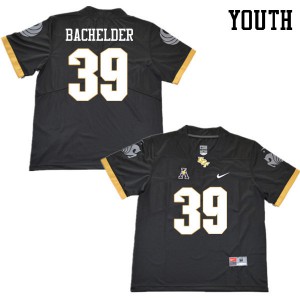 Youth Knights #39 Palmer Bachelder Black Official Jerseys 810674-645