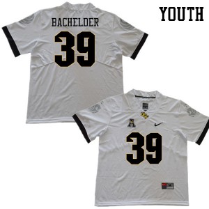 Youth Knights #39 Palmer Bachelder White College Jersey 185403-547