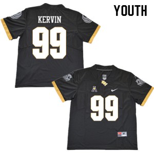 Youth UCF Knights #99 Alan Kervin Black College Jersey 944568-207