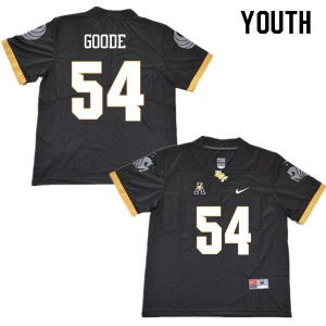 Youth UCF #54 Cam Goode Black College Jerseys 725574-717