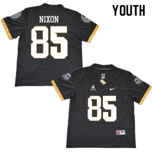 Youth UCF Knights #85 Devin Nixon Black Player Jersey 357225-497