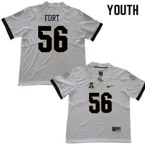 Youth UCF #56 Filippo Fort White Player Jersey 901431-432