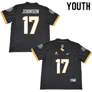 Youth UCF #17 Amari Johnson Black Player Jersey 820264-195