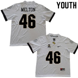 Youth Knights #46 Darius Melton White Player Jersey 661006-874