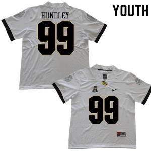 Youth UCF Knights #99 Anthony Hundley White Alumni Jersey 405761-264