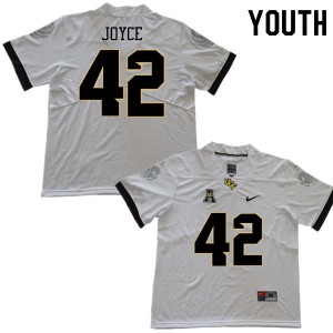 Youth UCF #42 Cole Joyce White Alumni Jerseys 564401-474