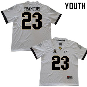 Youth University of Central Florida #23 Jaiden Francois White Player Jersey 975974-973