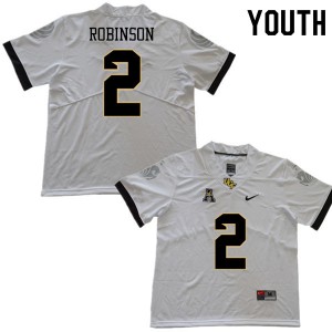 Youth UCF #2 Kaedin Robinson White NCAA Jerseys 388792-429