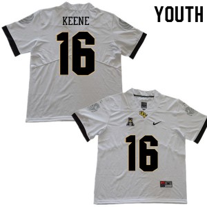 Youth Knights #16 Mikey Keene White Player Jerseys 272288-722