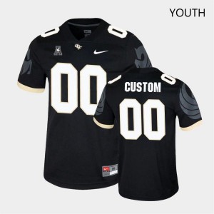 Youth UCF #00 Custom Black Stitch Jerseys 394055-486