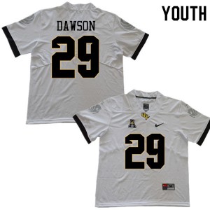 Youth Knights #29 Devunte Dawson White Player Jerseys 761874-983