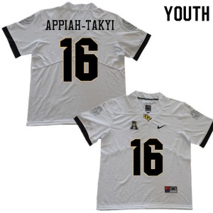 Youth UCF #16 Emmanuel Appiah-Takyi White High School Jersey 826536-274