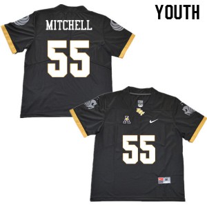 Youth Knights #55 Eric Mitchell Black University Jersey 910268-163