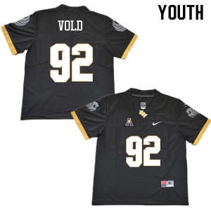 Youth Knights #92 Jack Vold Black College Jerseys 358175-616