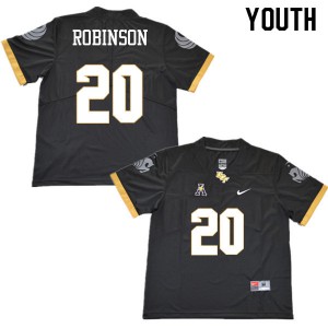Youth Knights #20 Josh Robinson Black Official Jersey 621991-569