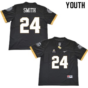 Youth University of Central Florida #24 Kevin Smith Black Football Jersey 337476-682