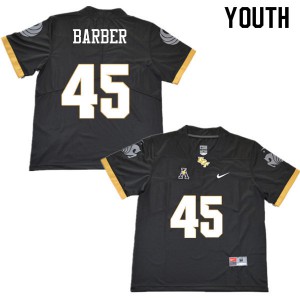 Youth UCF Knights #45 Lyston Barber Black Stitched Jerseys 322873-835