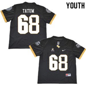 Youth UCF Knights #68 Marcus Tatum Black Stitched Jersey 203419-380
