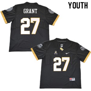 Youth University of Central Florida #27 Richie Grant Black College Jersey 993438-637