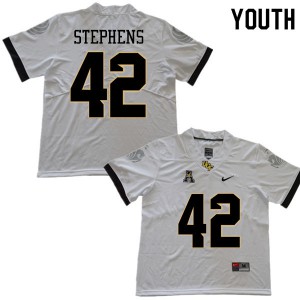 Youth UCF #42 Riley Stephens White Alumni Jersey 510620-581