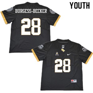 Youth Knights #28 Shawn Burgess-Becker Black Player Jerseys 926876-671