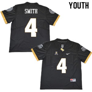 Youth UCF Knights #4 Tre'Quan Smith Black Stitched Jersey 435651-336
