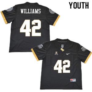 Youth Knights #42 Tyler Williams Black College Jersey 791289-940